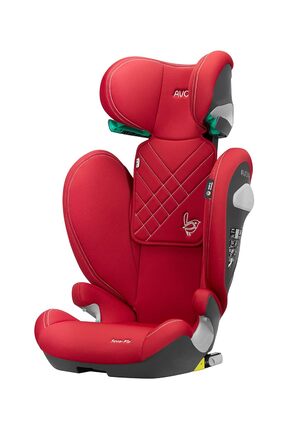 Дитяче автокрісло AVOVA Sora-Fix Maple Red, 100-150 см, 4-12 років, з Isofix, бустер-сидіння