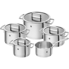 Набір каструль Zwilling 5 шт нержавіюча сталь