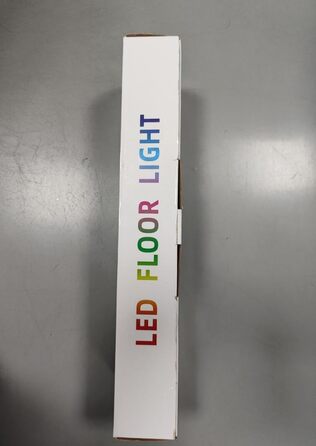 DeeprBling LED торшер для вітальні, диммований RGB світильник, керування пультом і додатком, 16 млн кольорів, музичні режими, таймер, EU-адаптер