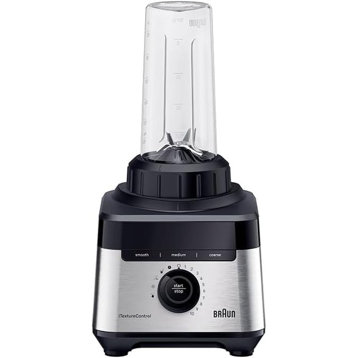 Блендер Braun PowerBlend 9 JB9040BK чорний, 1600 Вт, 2л, 18 програм, 10 швидкостей
