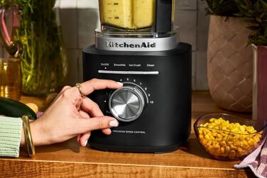Блендер стаціонарний KitchenAid 5KSB2073EPL Pure Power, 1.5 л, білий перламутр - для смузі, супів, крихти льоду