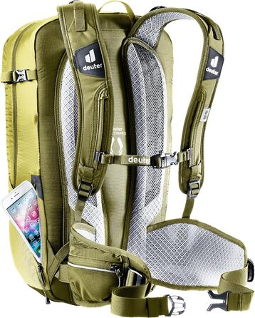 Велосипедний рюкзак Deuter Flyt 20 з протектором, зелений, 20 л