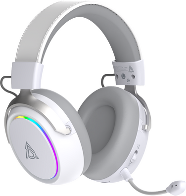 Бездротова ігрова гарнітура Ajazz AHM10 Max White (AHM10-MAX-W)