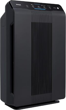Очищувач повітря Winix 5500-2 для алергіків та курців, PlasmaWave, CADR 390м³/год, до 99м², датчик якості повітря, авто- та нічний режими, чорний