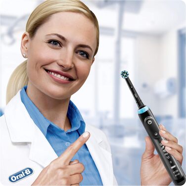 Смінні насадки для електричної зубної щітки Oral-B CrossAction, для ефективного видалення нальоту, чорні, 8 шт. в упаковці