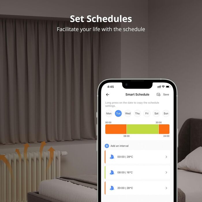 SONOFF TRVZB Розумний терморегулятор на радіатор, 2 шт. Zigbee, сумісний з Alexa/Home Assistant
