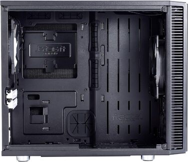 Корпус Fractal Design Define Nano S Black Window для ігрового ПК, міні-тауер з боковим вікном, чорний