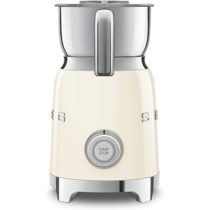 Smeg MFF01CREU Молокозбивач індукційний, 6 програм, 600 мл, кремовий