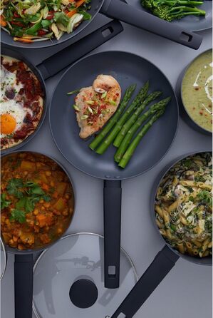 Набір сковорідок Russell Hobbs COMBO-8694 Shield 5 предметів (20/24/28 см) з антипригарним покриттям для індукційних плит