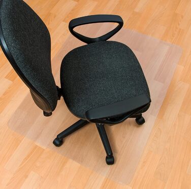Прозорий килимок під крісло Floortex Ecotex Evolutionmat 120x90 см, прямокутний, для твердих підлог, з переробленого полімеру