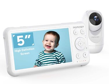 Відеоняня Momcozy з камерою 5 дюймів | Монітор для немовлят