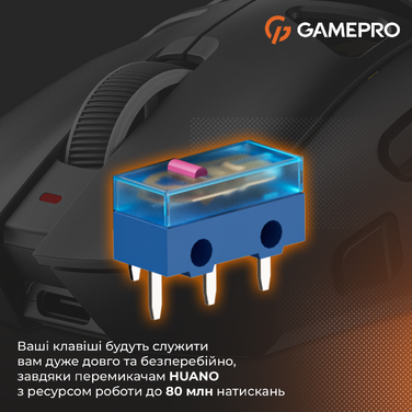 Бездротова ігрова миша GamePro Genesis Hollow (GM870HW)