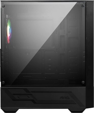 Корпус MSI MAG Forge 110R Mid-Tower ATX, чорний, з RGB підсвічуванням, 2x USB 3.0, 1x 120мм A-RGB вентилятор
