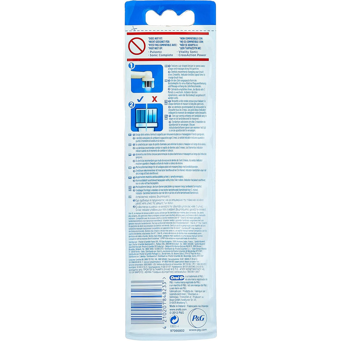 Смінні насадки для електричної зубної щітки Oral-B Precision Clean, 4 шт.