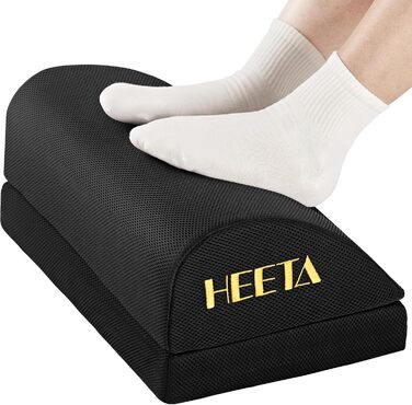 Підставка для ніг під стіл HEETA, ергономічна, регульована, з пам'яті-піною, для дому, офісу та геймінгу