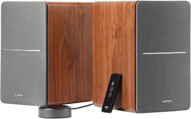 Активні WiFi-колонки Edifier R1280T+WiiM Mini, 42 Вт, Multiroom, Bluetooth, Hi-Res Audio 24Bit/96kHz, DSP, оптичний вхід, пульт, дерево