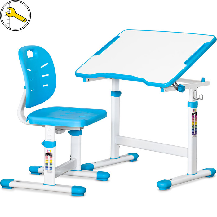 Набір Evo-kids (стіл + стілець) Evo-03 Ergo Blue (арт. Evo-03 Ergo BL)