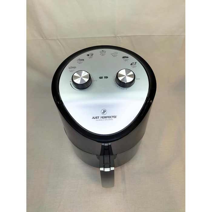 Аерофритюрниця Just Perfecto 3,5 л, 1200 Вт, 7 програм, до 200°C, без олії, для картоплі фрі, здорове приготування