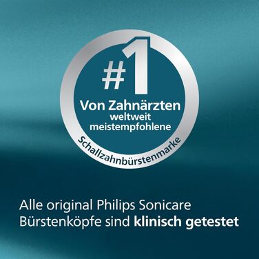 Смінні насадки для електричної зубної щітки Philips Sonicare W2 Optimal White, білі, 8 шт, HX6068/87