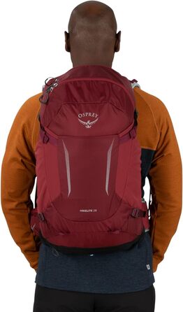 Рюкзак Osprey Hikelite 28 л червоний Sangria, розмір M-L, для туризму