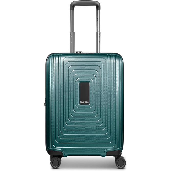 Набір валіз REDOLZ Essentials 14: S (55 см), M (66 см), L (77 см) з розширенням, TSA, 4 колеса | Pearl-green Metallic