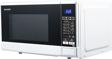Мікрохвильова піч SHARP R670W 2в1 з грилем, 20 л, 800 Вт, 1000 Вт гриль, 10 режимів, 13 автоматичних програм, таймер, біла