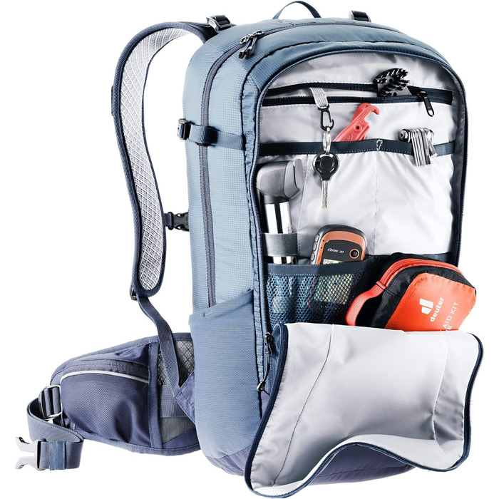 Рюкзак Deuter Flyt 20 для велосипедистів з протектором, унісекс, синій, 20 л