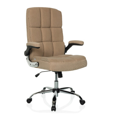 Крісло для керівника RELAX WD 100 тканина вельвет бежевий MyBuero