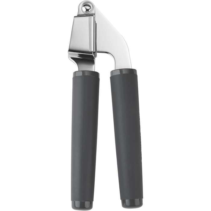 Прес для часнику KitchenAid Softgrip, сірий колір вугілля, нержавіюча сталь
