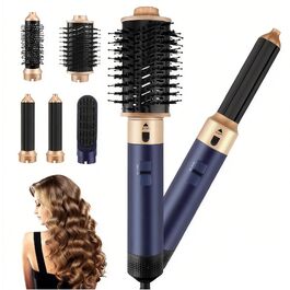 Airstyler 5-в-1: Набір для укладки волосся з гарячою щіткою, автоматичним завивачем та випрямлячем