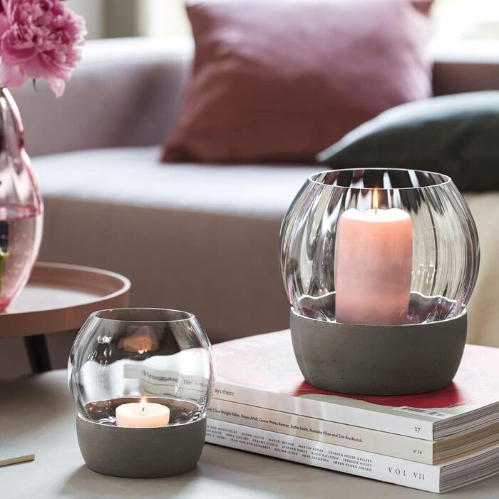Ваза Villeroy & Boch Rose Garden Rosa 15,5 см для квітів з кришталевого скла - декор для дому, стійка до посудомийної машини