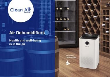 Осушувач-повітряочисник Clean Air Optima CA-704 SMART з HEPA-фільтром та UV-C лампою (10л/добу, до 40м²)