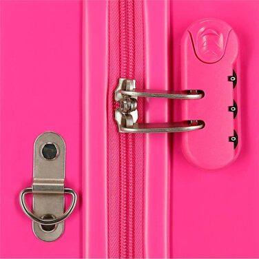 Дитяча валіза Roll Road Little Me Єдиноріг рожева 50x38x20 см, ABS, кодовий замок, 34 л, 2,1 кг, 4 колеса, ручна поклажа