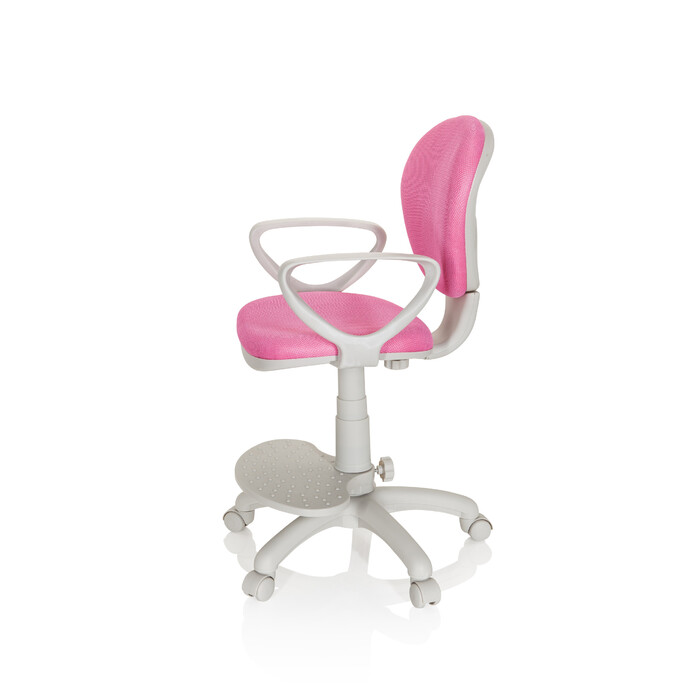 Дитячий стілець / дитячий письмовий стілець KID COLOUR G1 тканина рожевий hjh OFFICE