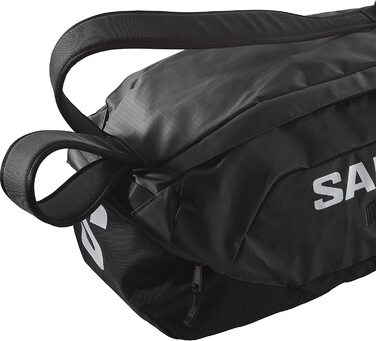 Сумка-баул Salomon Duffel 45 л для подорожей, унісекс, міцна, чорна