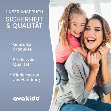 Дитячий килимок для ванни avakido® рифлений, антиковзний, 100% BPA-Free, з 2 гачками, водостійкий, машинне прання, дизайн 'Морські друзі'
