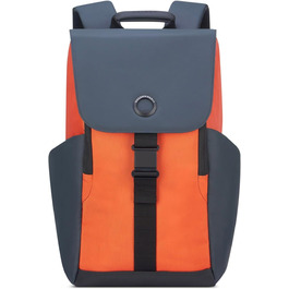 Міський рюкзак DELSEY PARIS SECURFLAP 21 л, 45x31x14 см, помаранчевий, м'який корпус