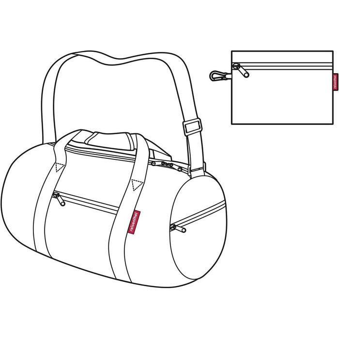 Сумка дорожня Reisenthel Mini Maxi Dufflebag 20 л, індиго, 50x28x28 см