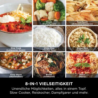 Мультиварка Ninja Foodi PossibleCooker 6 л, 8-в-1, повільна плита, рисоварка, MC1101EU, нічний синій