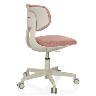 Дитячий письмовий стілець / дитячий стілець KIDDY CLASSIC тканина рожевий hjh OFFICE