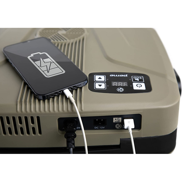 Автомобільний холодильник електричний 22.9л Essential (M, Sand Storm) 12V/230V - Кулер, морозильна камера для кемпінгу та подорожей