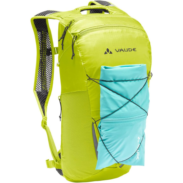 Рюкзак VAUDE Uphill 12 л, унісекс, яскраво-зелений, легкий туристичний