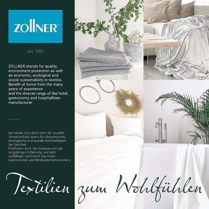 Набір рушників для душу ZOLLNER, 3 шт, 100% бавовна, 70x140 см, сірі, 500 г/м²