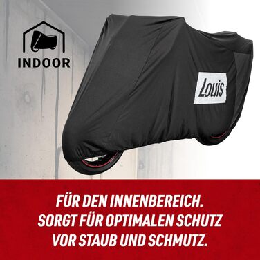 Еластичний чохол для мотоцикла Louis Indoor: дихаючий, стійкий до розривів та морозу, захист від пилу та бруду, розмір XL-XXL