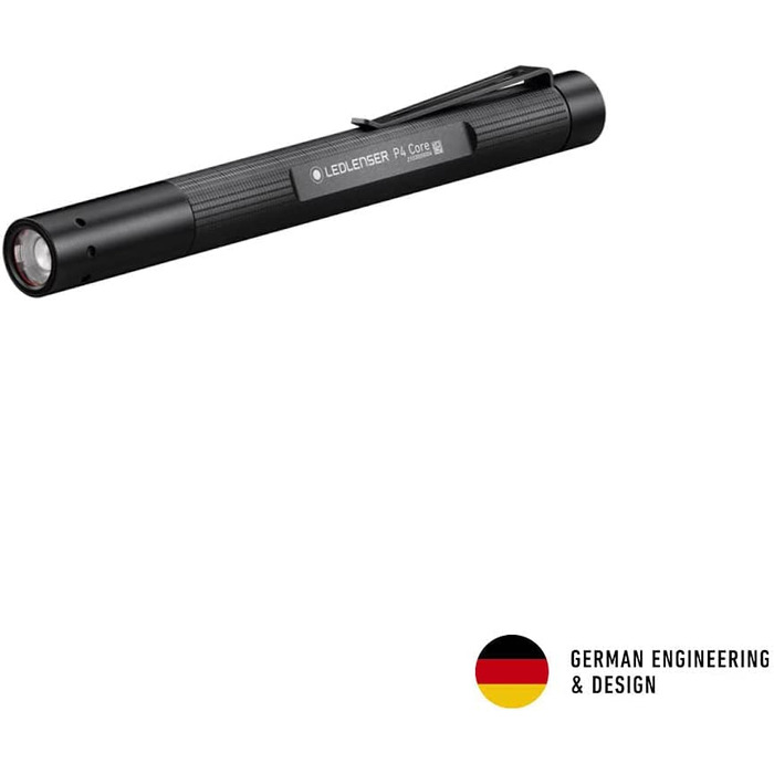 Ліхтарик Ledlenser P4 Core 90 лм, компактний, Advanced Focus, 6 годин, для туризму та кемпінгу