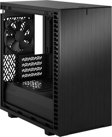 Корпус Fractal Design Define 7 Mini Black, алюміній/сталь, безшумний, Micro ATX, міні-тауер