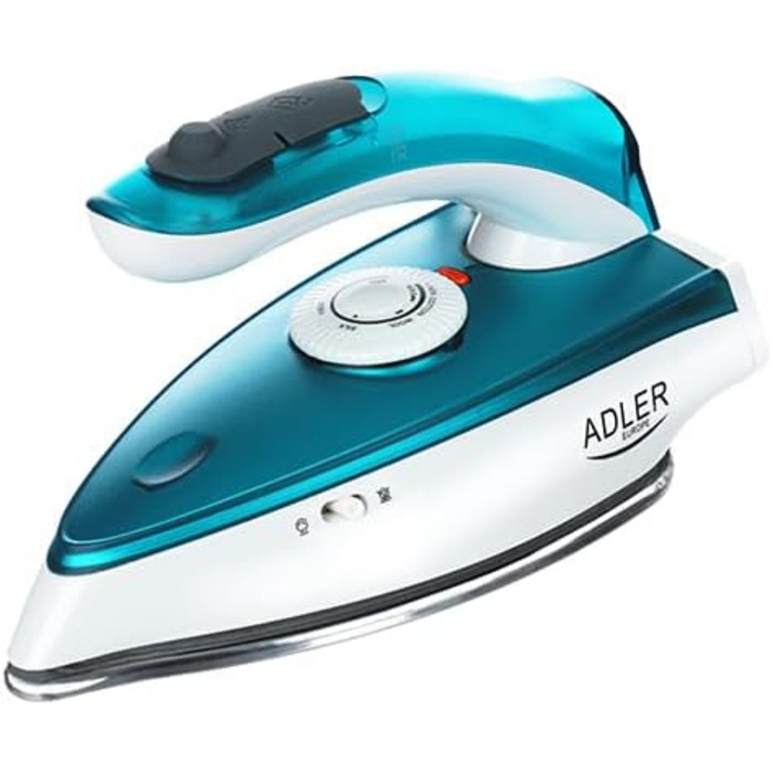 Дорожня праска ADLER EUROPE AD5035 з парою, 1700 Вт, складана ручка, 60 мл, легка, для сухого та парового прасування