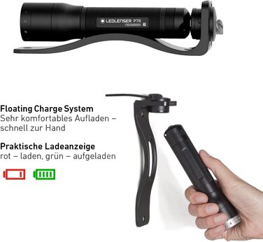 Ліхтарик Ledlenser P7R, акумуляторний, LED, 1000 люмен, 210 м, 40 годин, фокусування