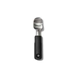 Ложка для морозива OXO Good Grips Robuste з нержавіючої сталі, вигнута, чорна, 26.7 см