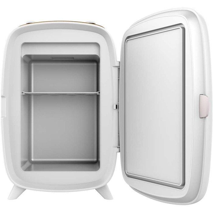 Міні-холодильник для косметики Cecotec Bamba CoolingBeauty 6000 Mirror Rose 6 л з дзеркальними дверцятами, LED-підсвіткою та охолодженням до 10°C